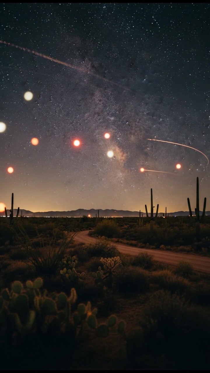 Journey Through the Desert Night