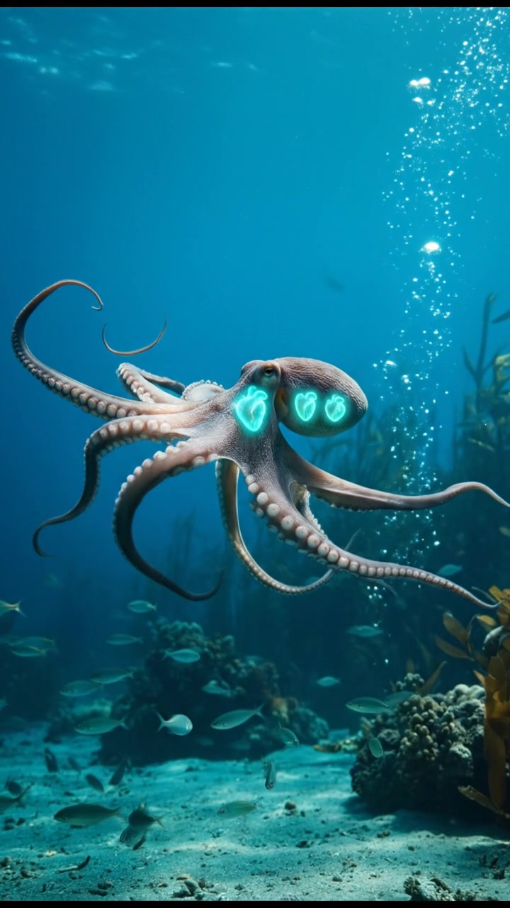 The Amazing Hearts of an Octopus