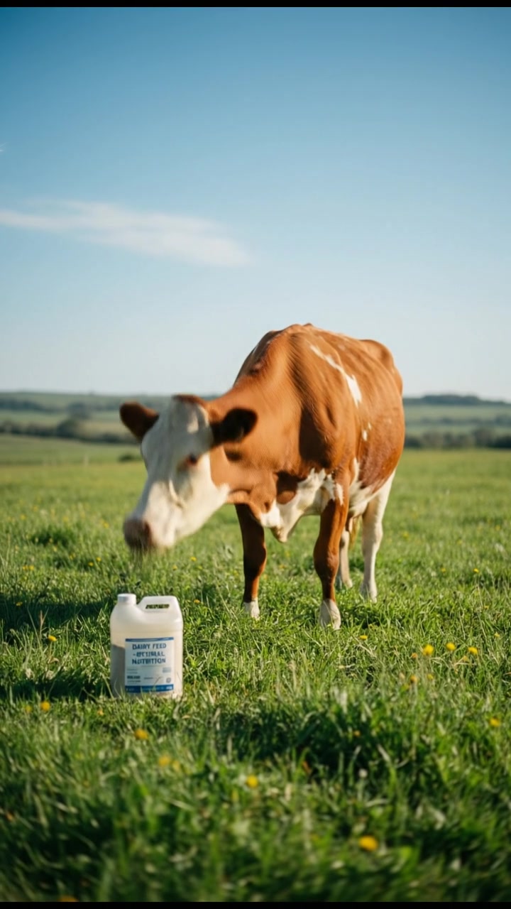 Cows in Heat Stress on a Sunny Farm