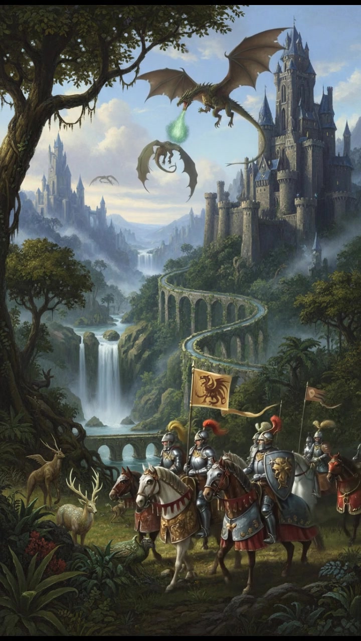 Joyful Adventures: A Child and an Elephant in the Enchanted Jungle