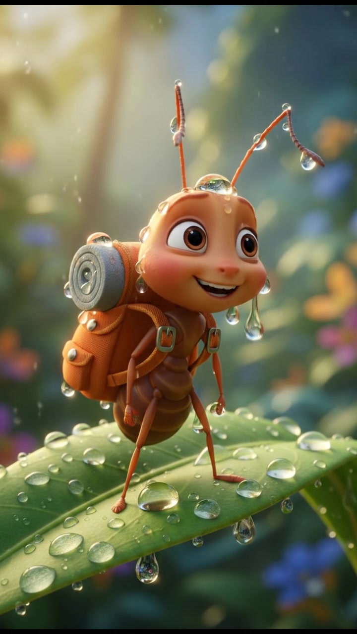 The Brave Ant's Rescue