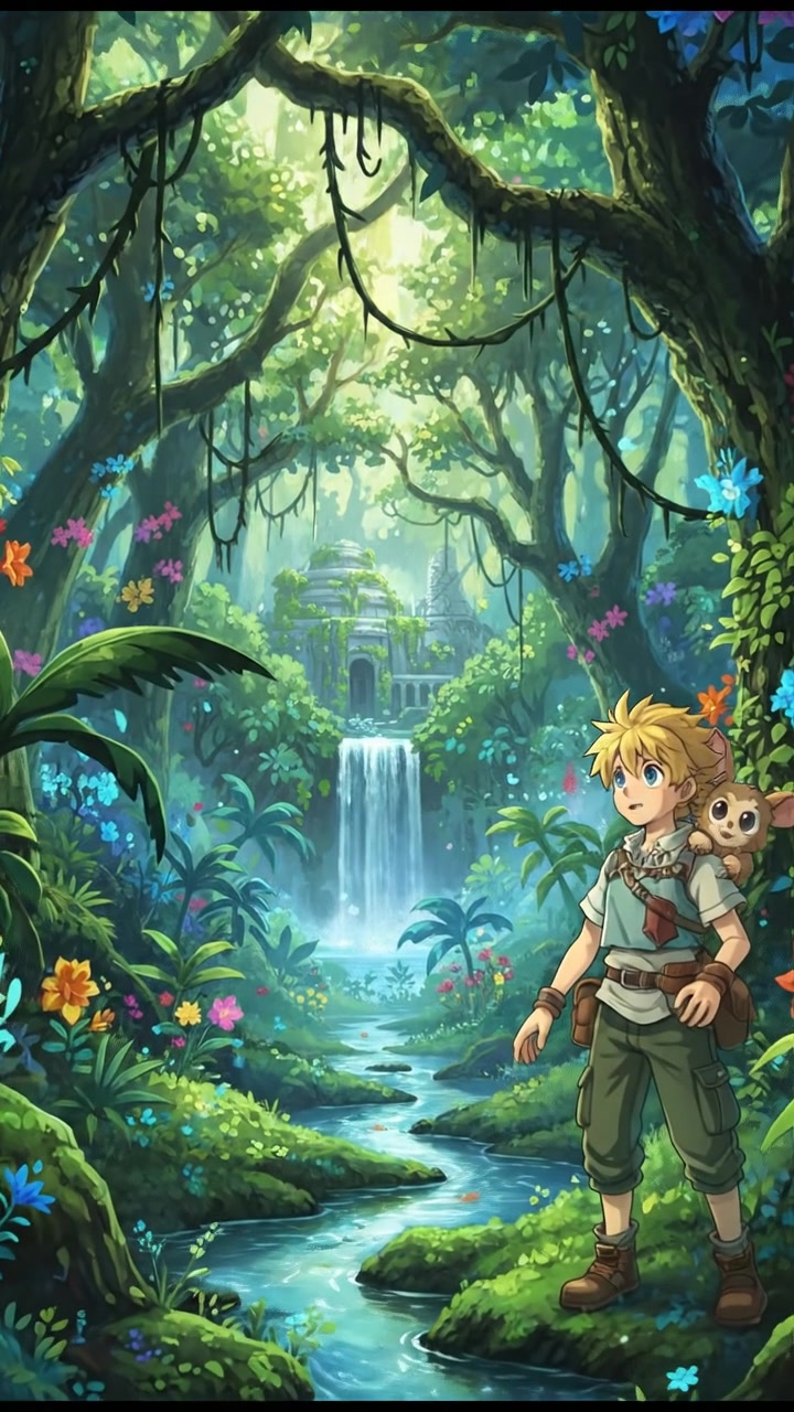 Leo the Lion: A Jungle Adventure of Friendship and Bravery