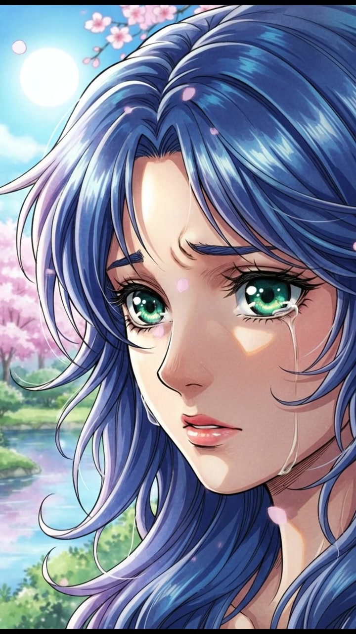 A close-up of Jennifer's face, showing a mix of contemplation and worry.