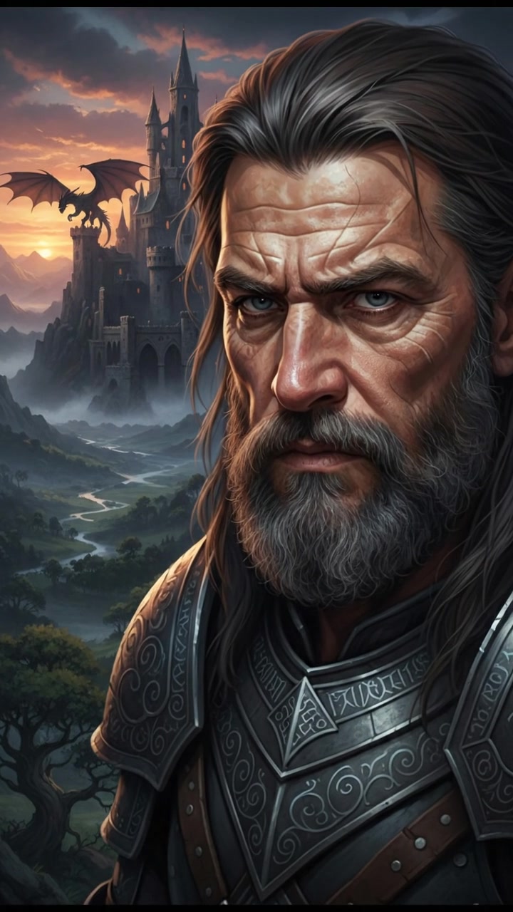 Close-up of Paman's face as he stares thoughtfully at the ground, emphasizing his furrowed brow and intense gaze.