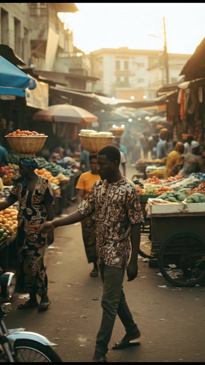 Love Blossoms Amidst Oranges in Lagos