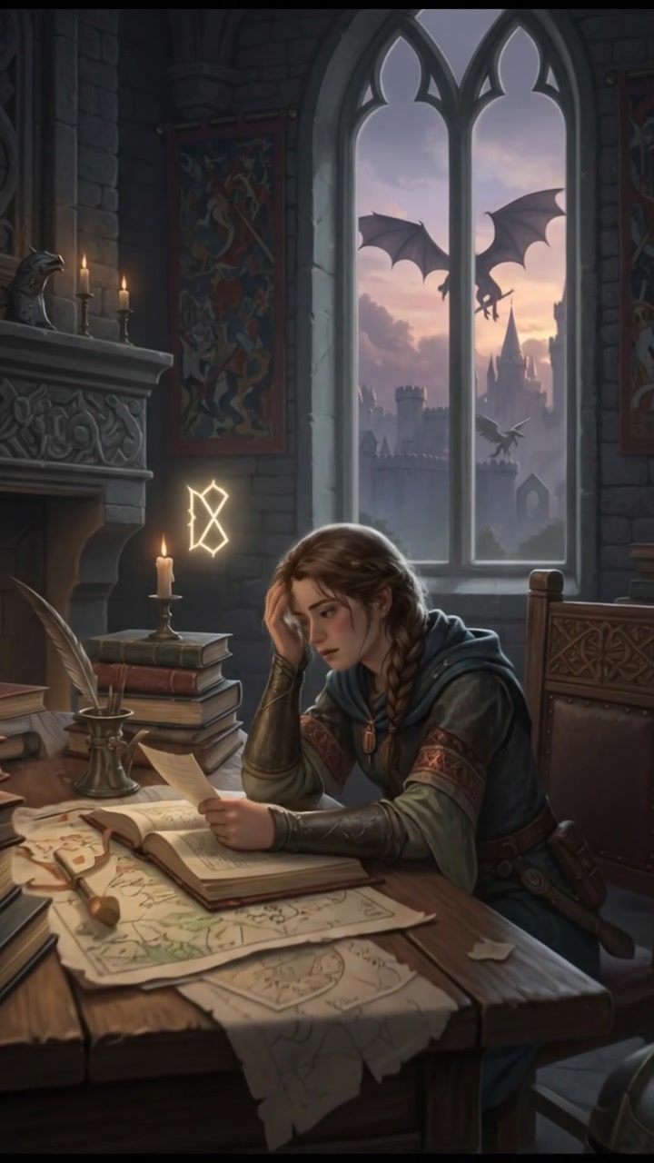 You sitting at a desk covered in books and papers, looking exhausted and frustrated.