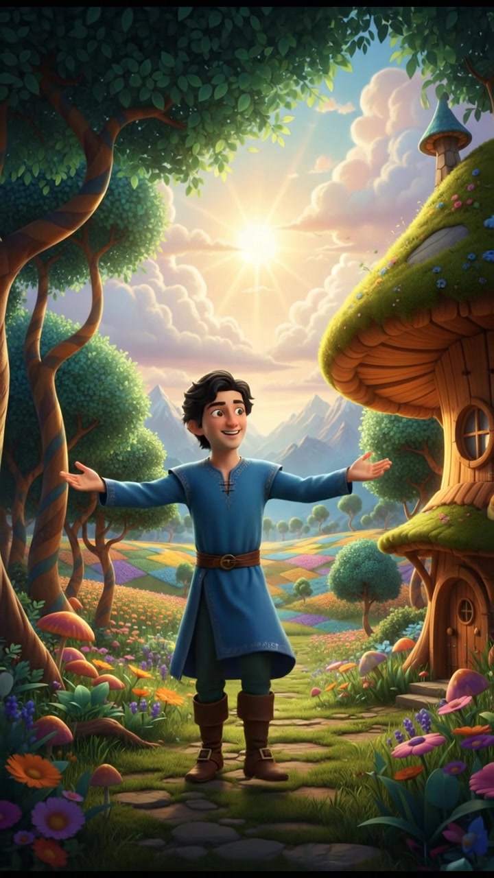 किसान और उसकी गाय