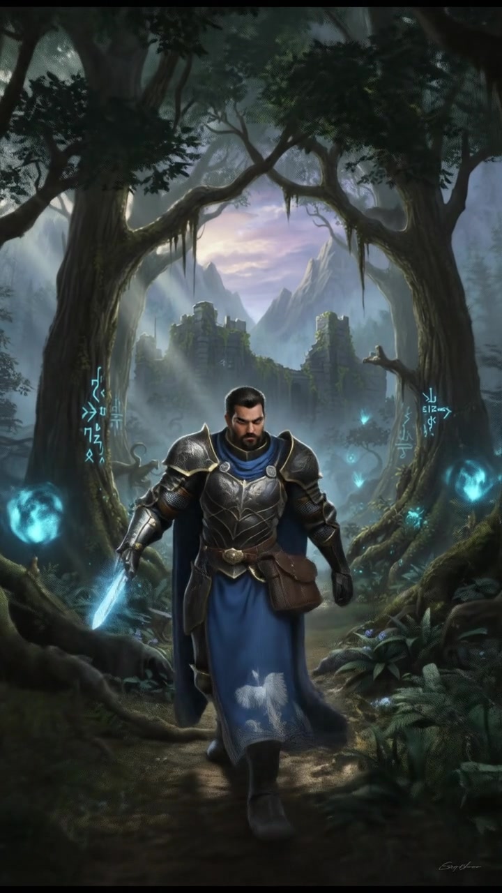 Rajiv walking deeper into the dense forest, engulfed by increasingly thick trees.