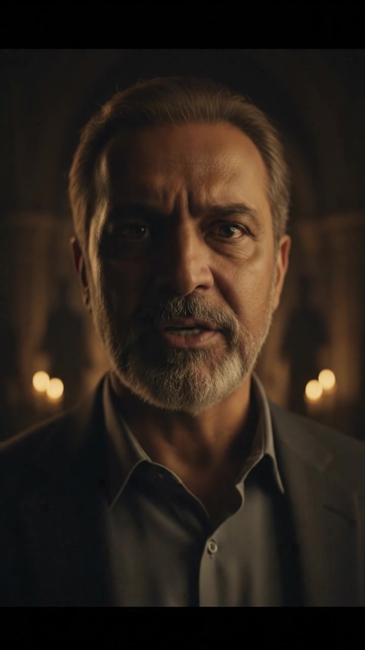 A courageous expression on You's face as he speaks out.