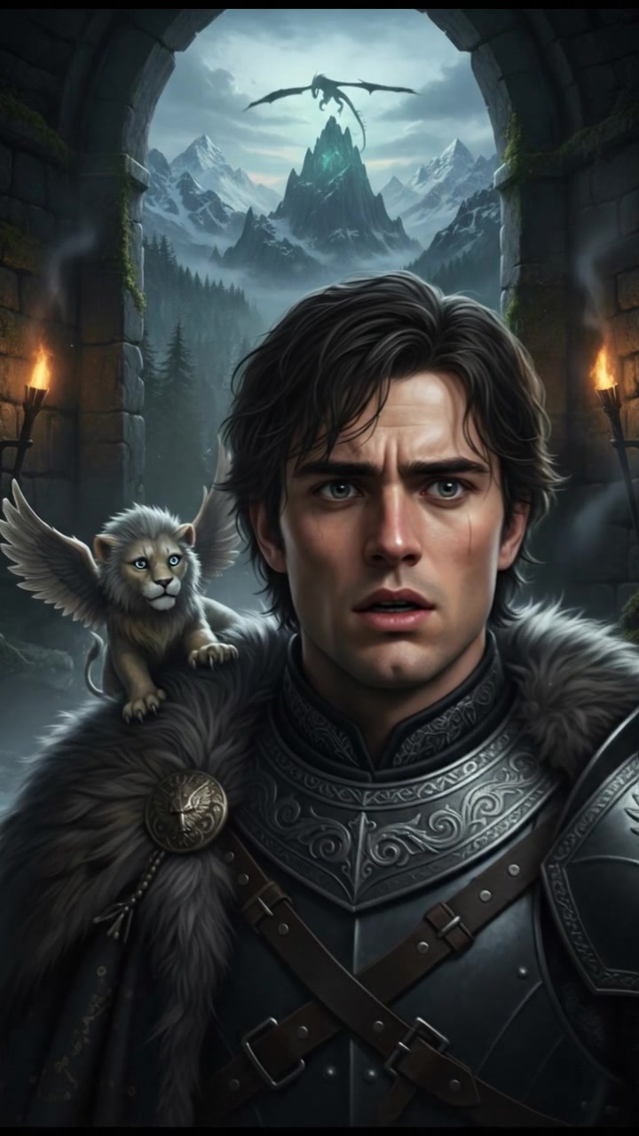 A close-up of Dika asking a question, with a worried expression on his face.