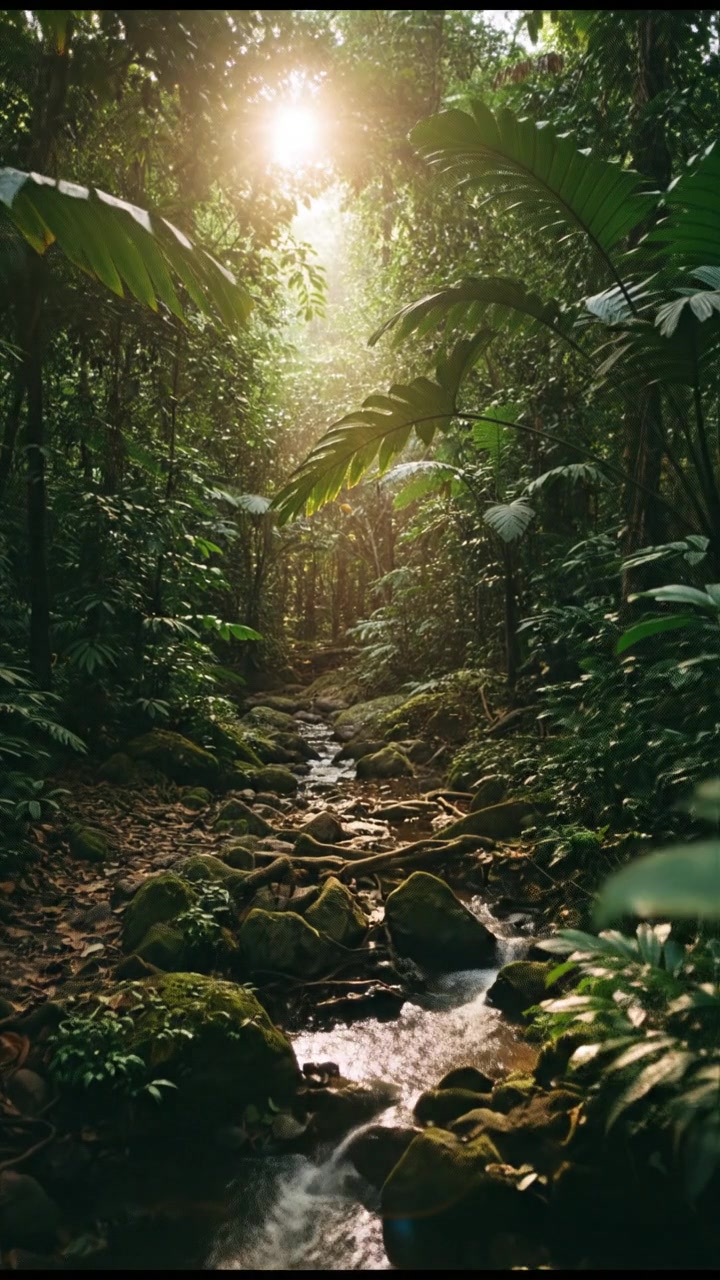 Keindahan Burung di Hutan Hujan