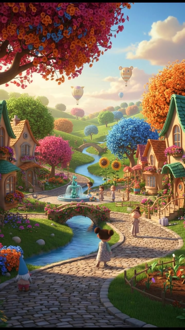 प्यारे बच्चों की खुशमिजाज गाँव की यात्रा!