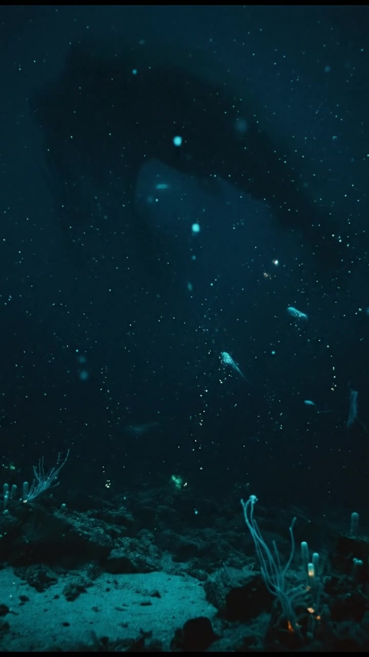 A Glowing Tale in Bioluminescent Style