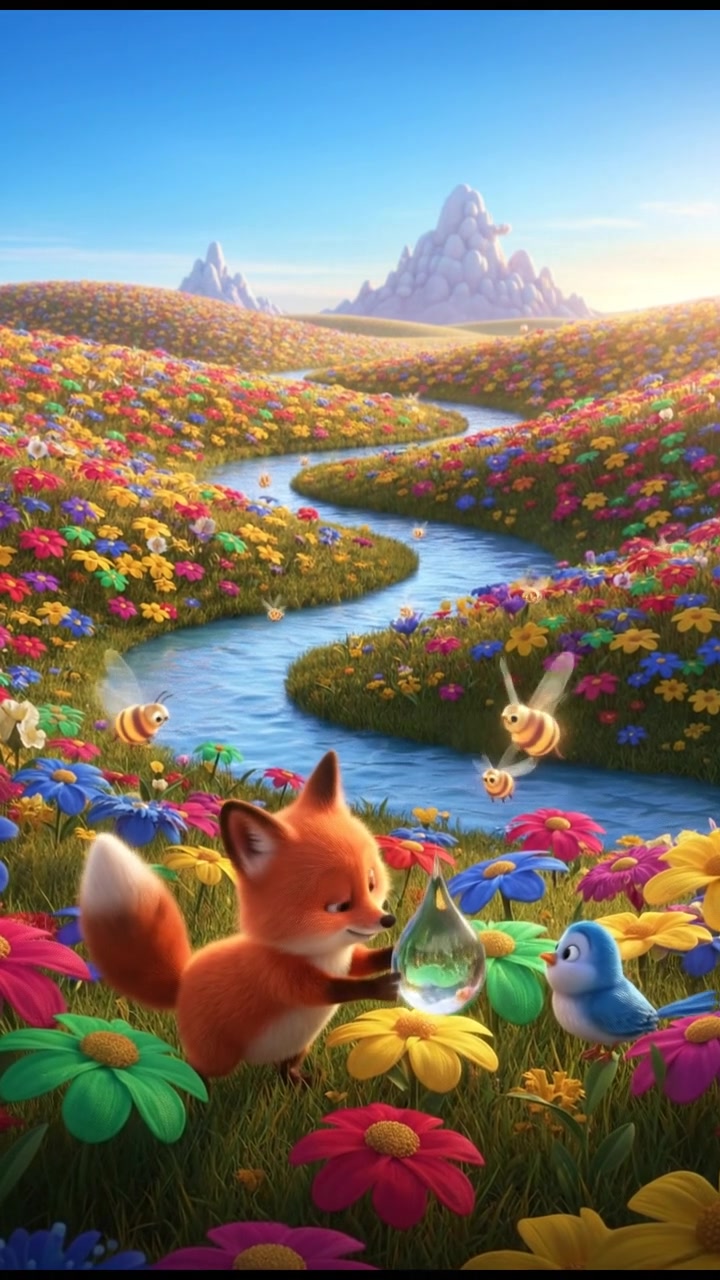 The Brave Little Blue Bird