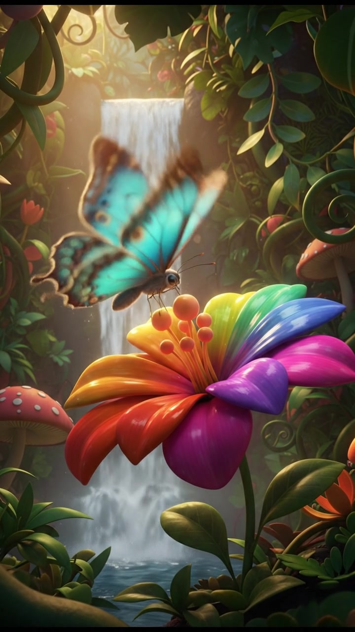 छोटी सी तितली और बड़े फूल की कहानी