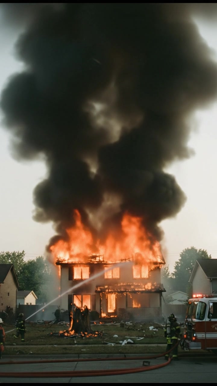 The Brave Rescue of Sparky: Firefighters Save a Dog from Flames