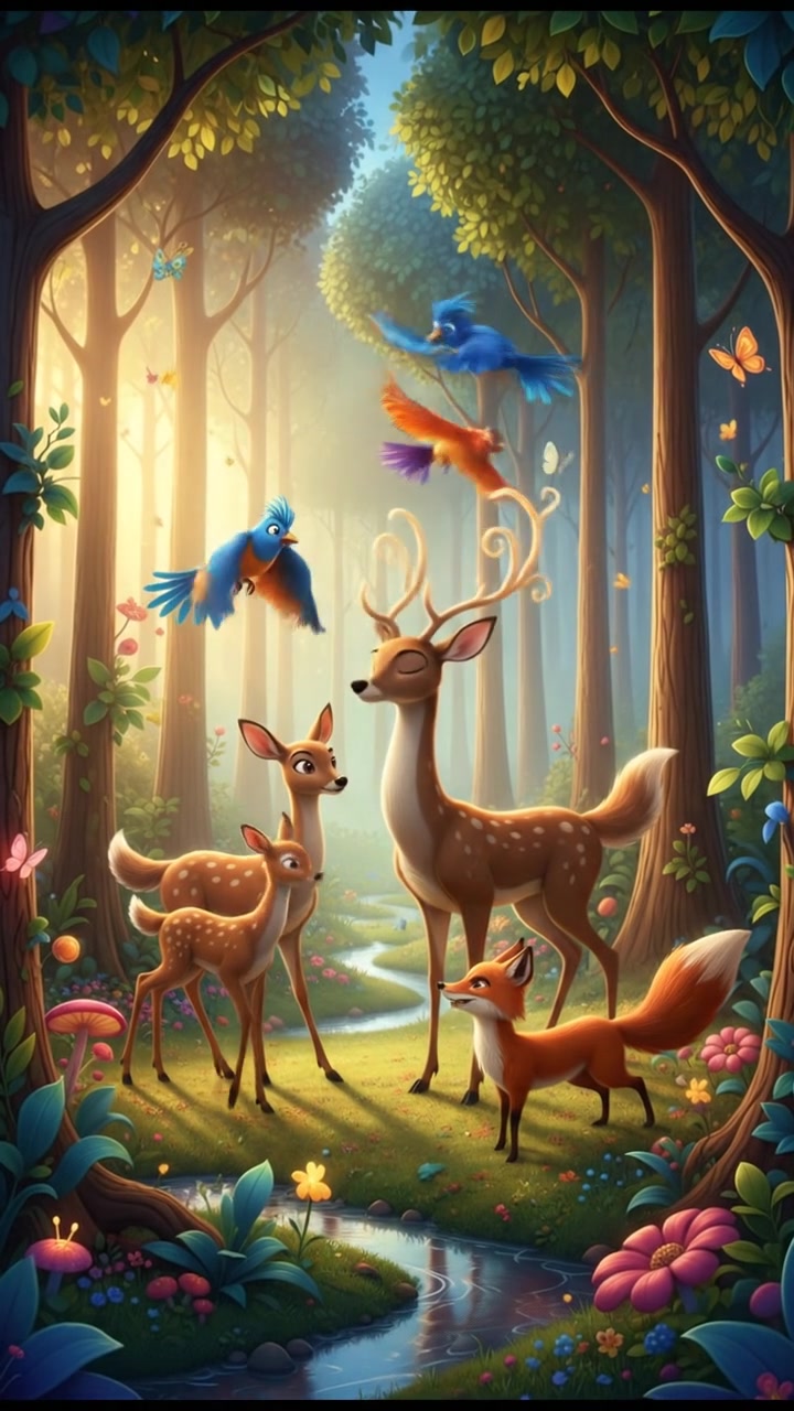 कबूतर और हिरण की दोस्ती (copy) (copy)