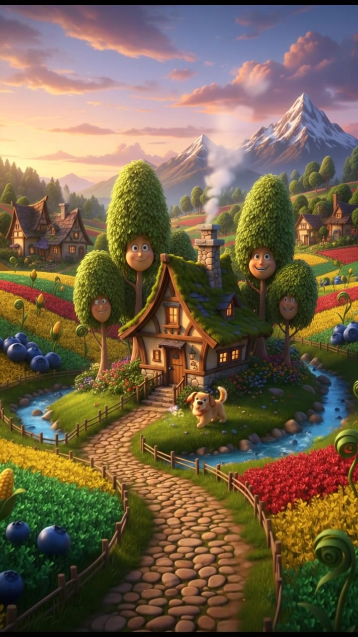 বাঙালি গ্রামের সূর্যাস্ত