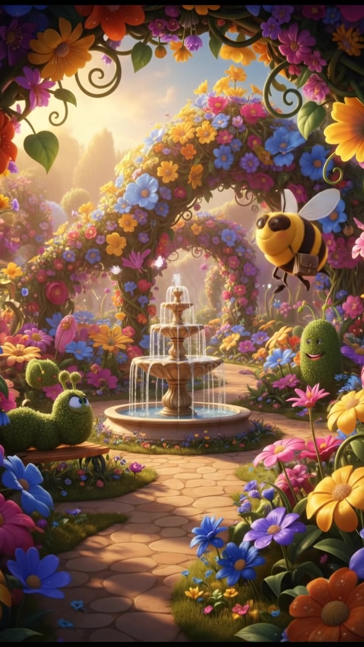 Adorable Baby and Puppy in the Garden