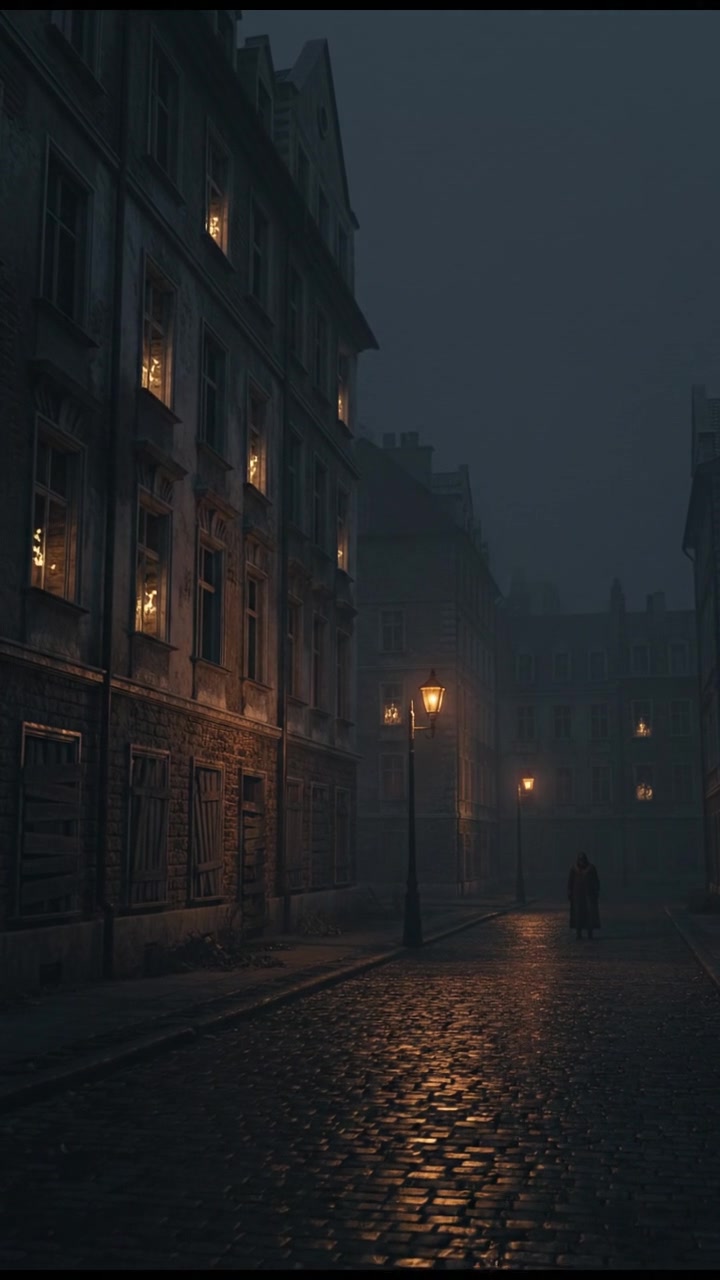 रात का रहस्य: नीली रोशनी का घर