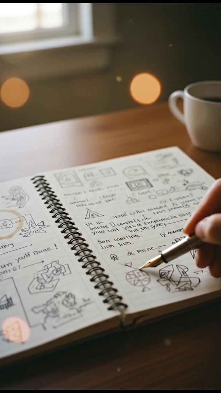 Notebook That Shines Your Handwriting