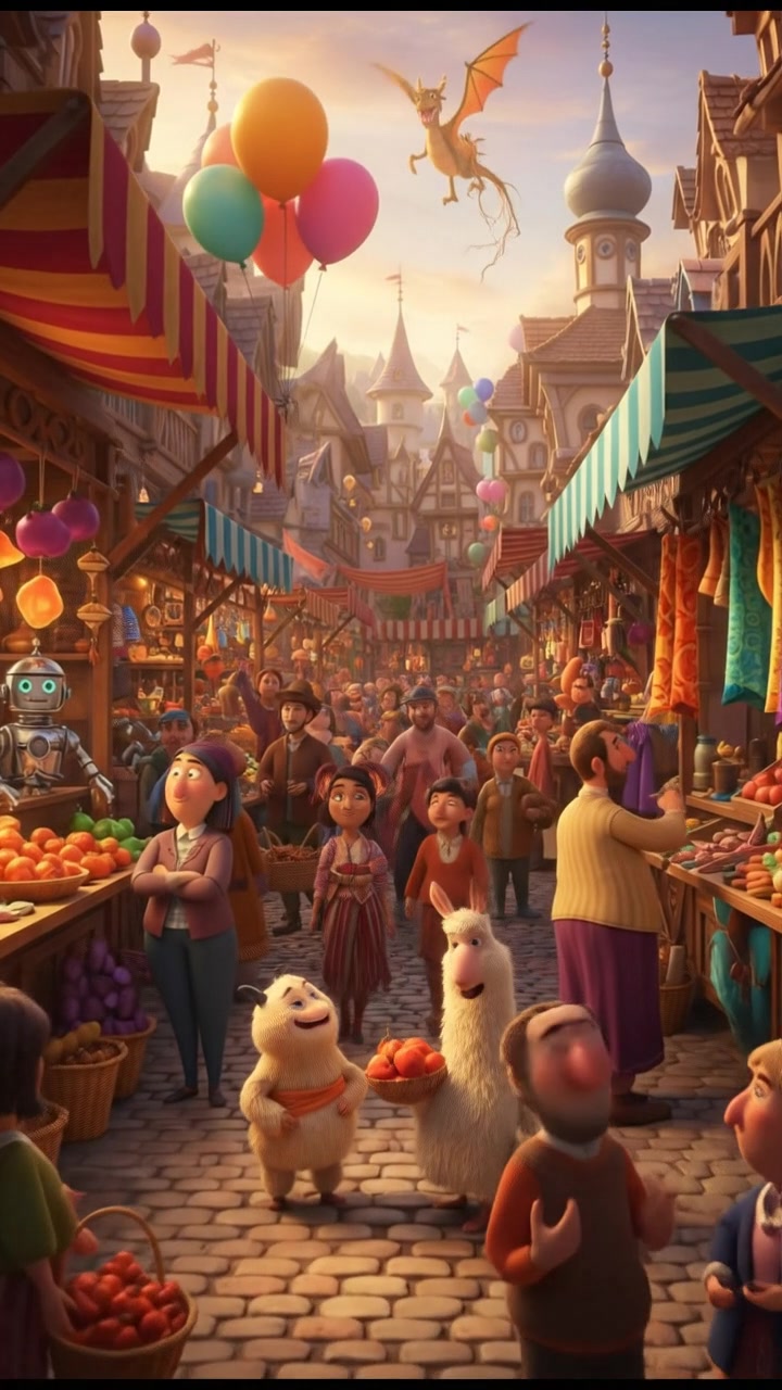 Alex Preaches Salvation at the Market