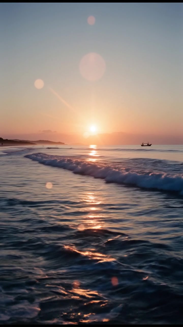 A Serene Beach Morning