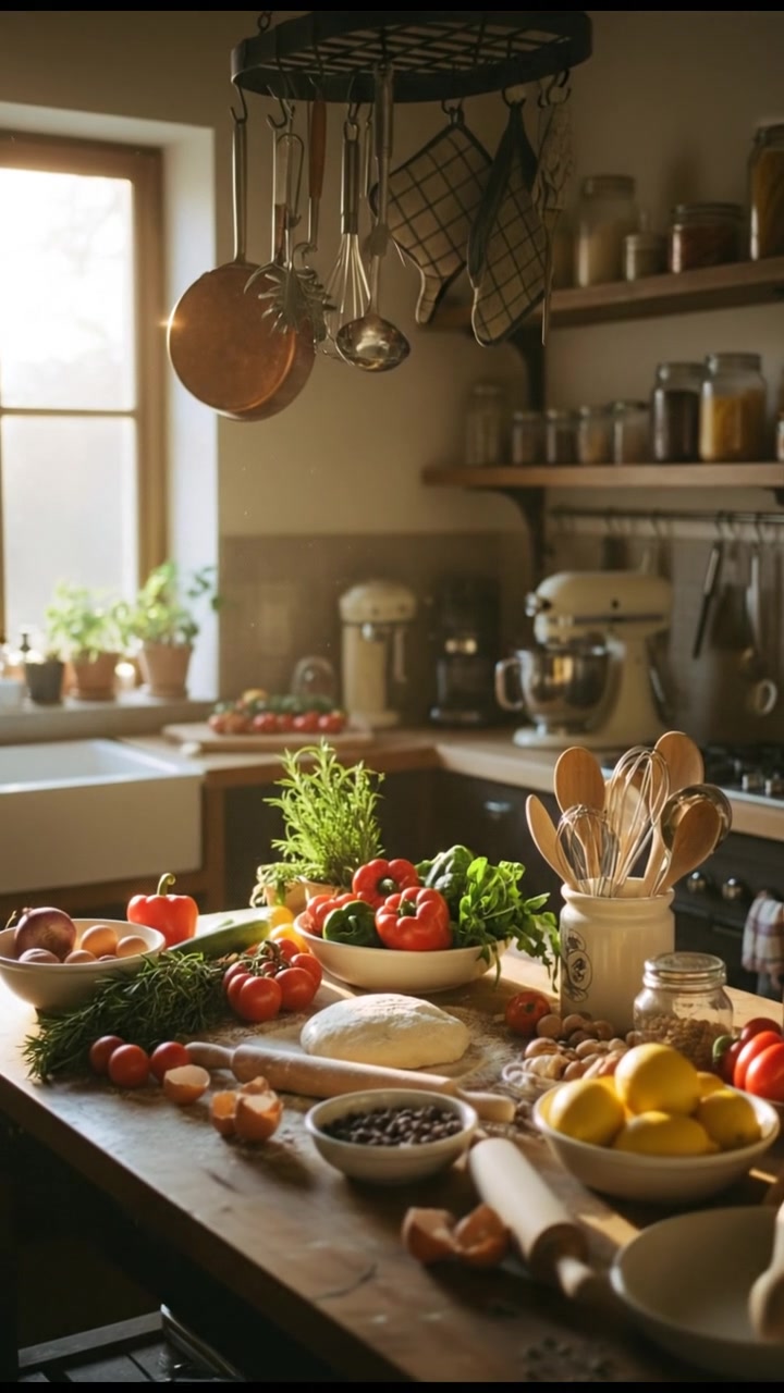 Cuddles in the Kitchen
