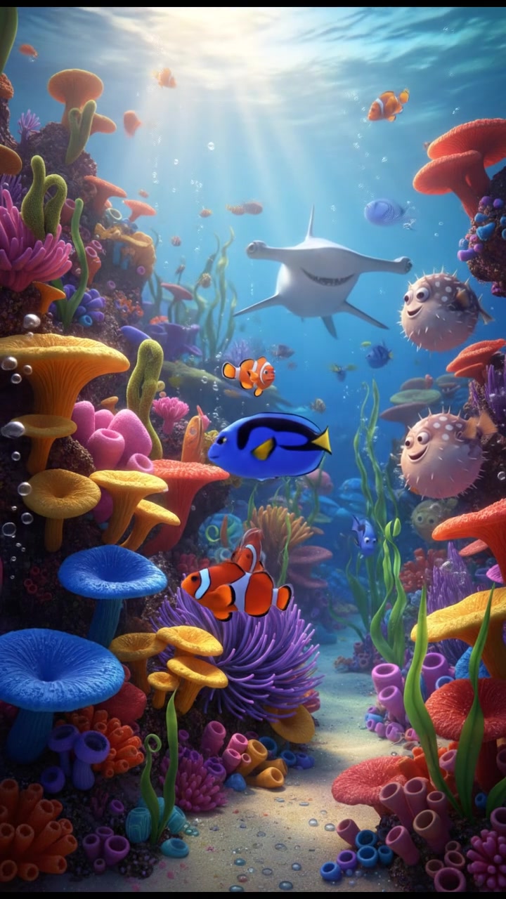 Little Berry Fish Finds Love While Swimming!