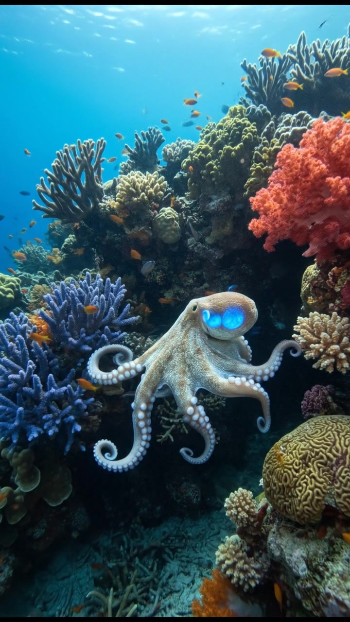 ऑक्टोपस के दिल और नीला खून