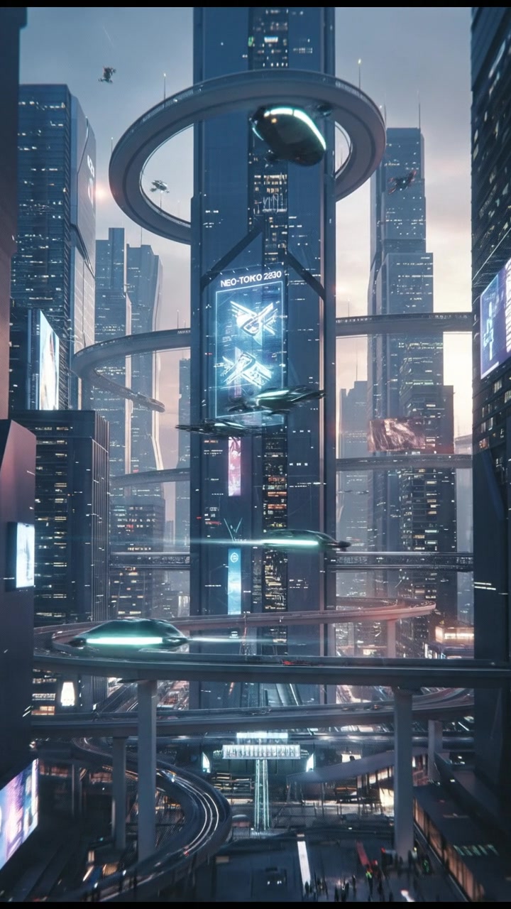 Futuristic Cityscape 2050