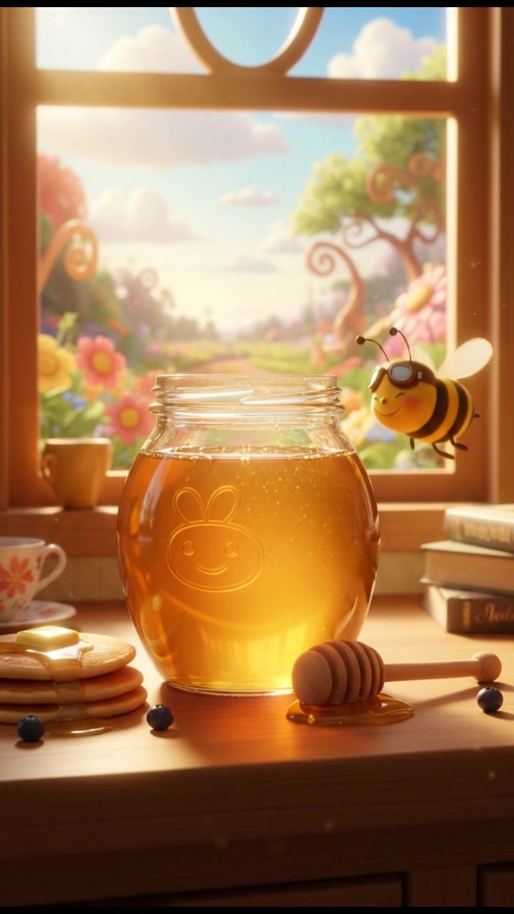 Sweet Moments: Breakfast Bliss with Super Gold Honey!