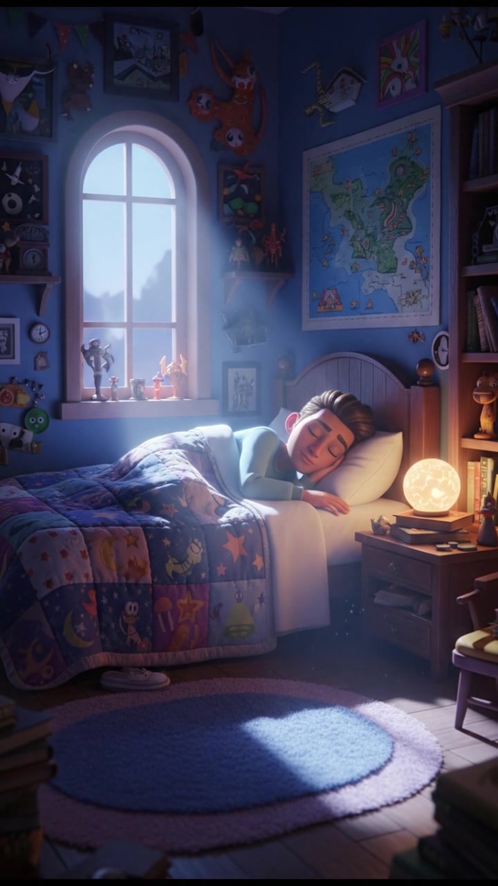 Soya Hua Bacha Aur Ghode Ka Anand