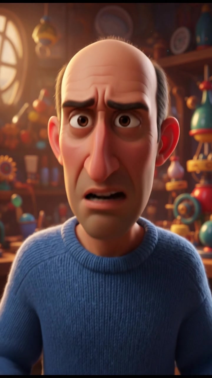 Close-up of Carlos with a confused look on his face, eyebrows raised in disbelief.