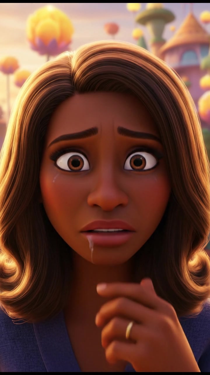 An intense close-up of Monique's face, expressing disbelief and sadness.