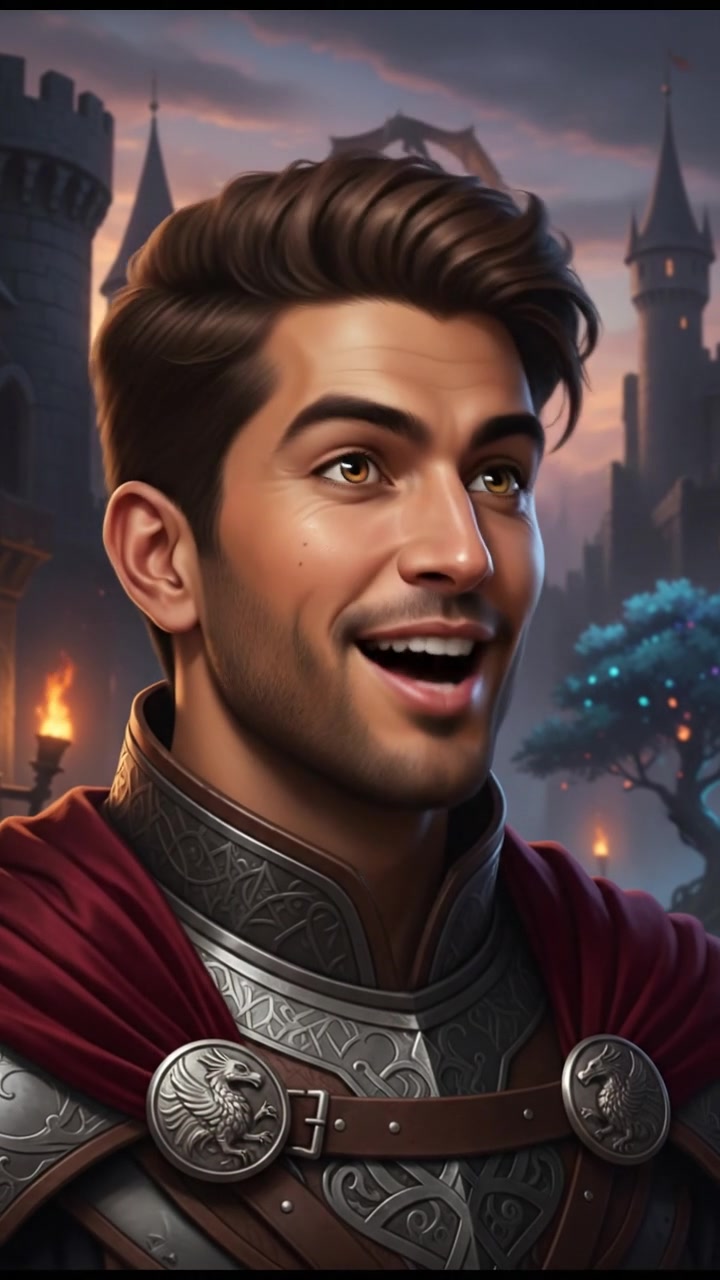 Close-up of Arjun's happy face, with a sense of fulfillment gleaming in his eyes.