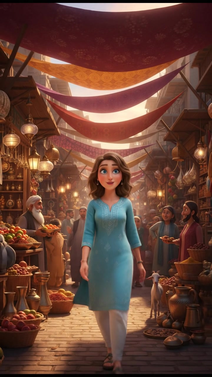 A Taste of India: An American Girl Enjoys Panipuri in a Saree