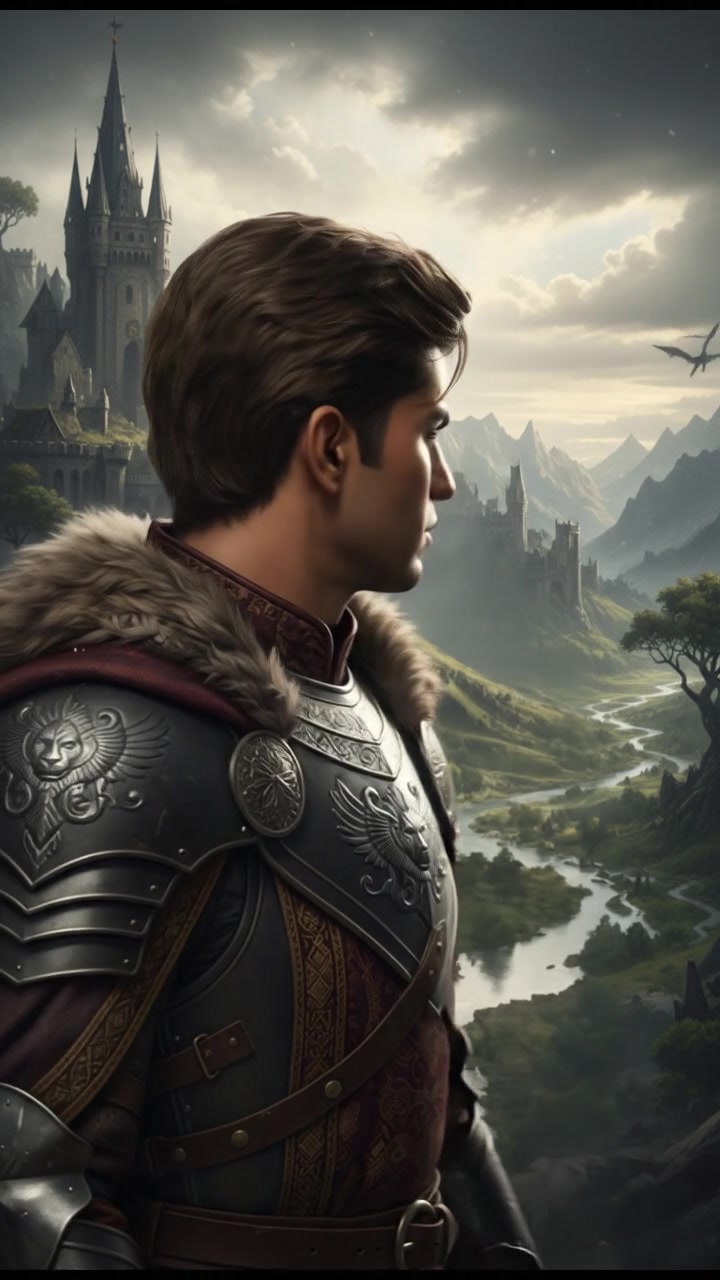 A close-up of Arjun's face looking determined as he glances toward the horizon, hinting at future challenges.