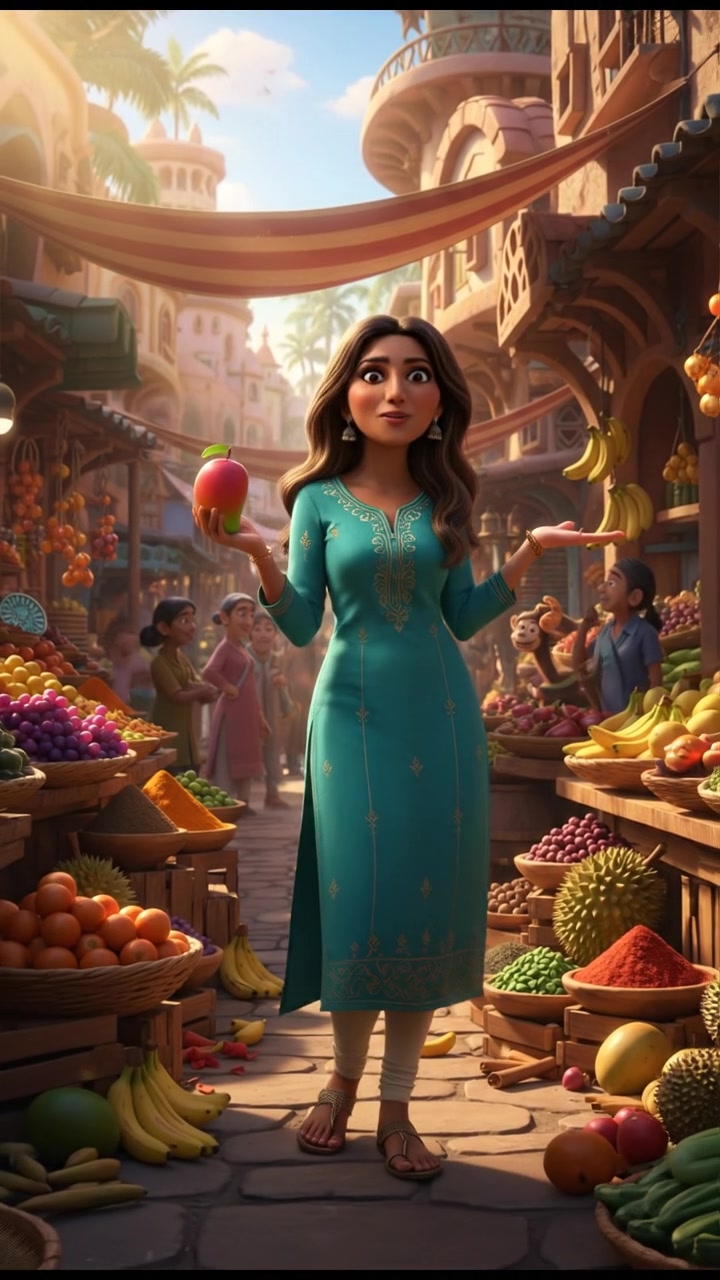 A Day at the Vegetable Market