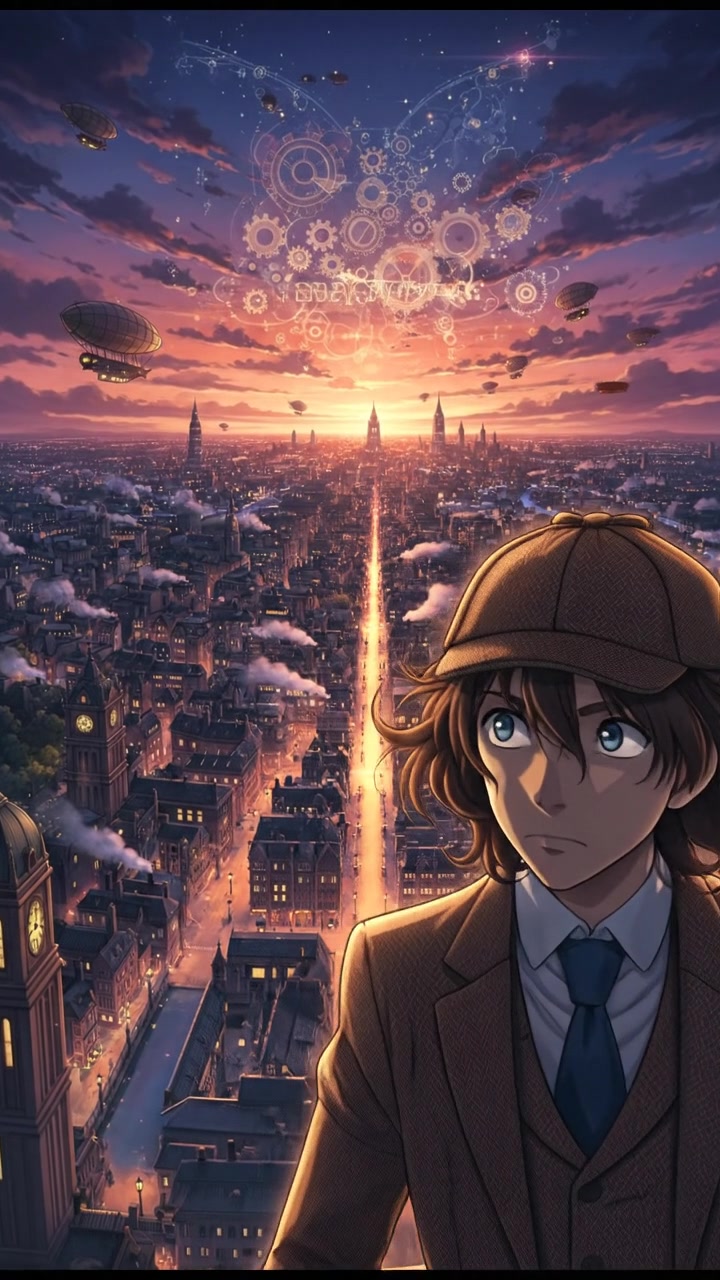 looking out over the city at dusk, realizing the responsibility that comes with their power