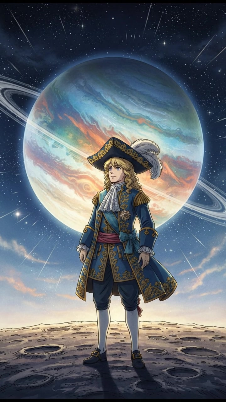 standing on the surface of a moon, watching a giant planet rise over the horizon