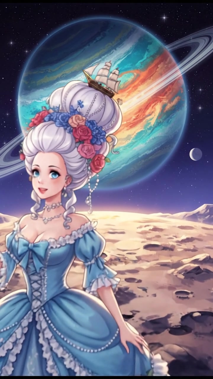 standing on the surface of a moon, watching a giant planet rise over the horizon