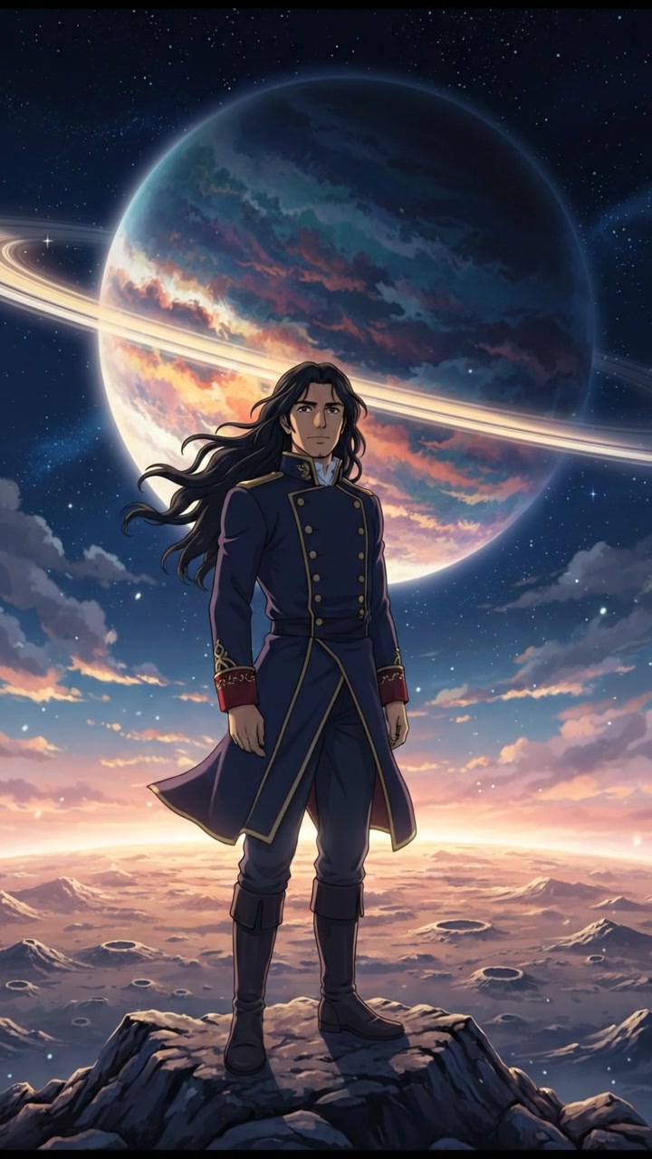 standing on the surface of a moon, watching a giant planet rise over the horizon