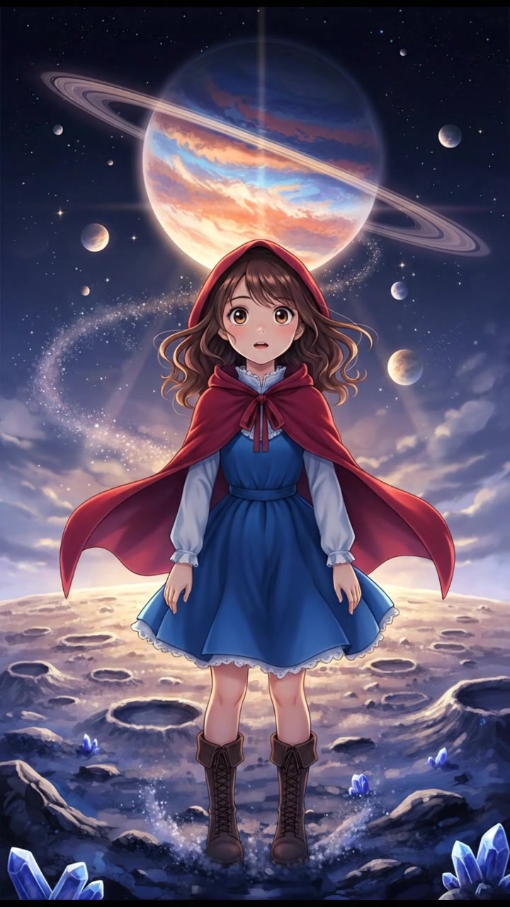 standing on the surface of a moon, watching a giant planet rise over the horizon