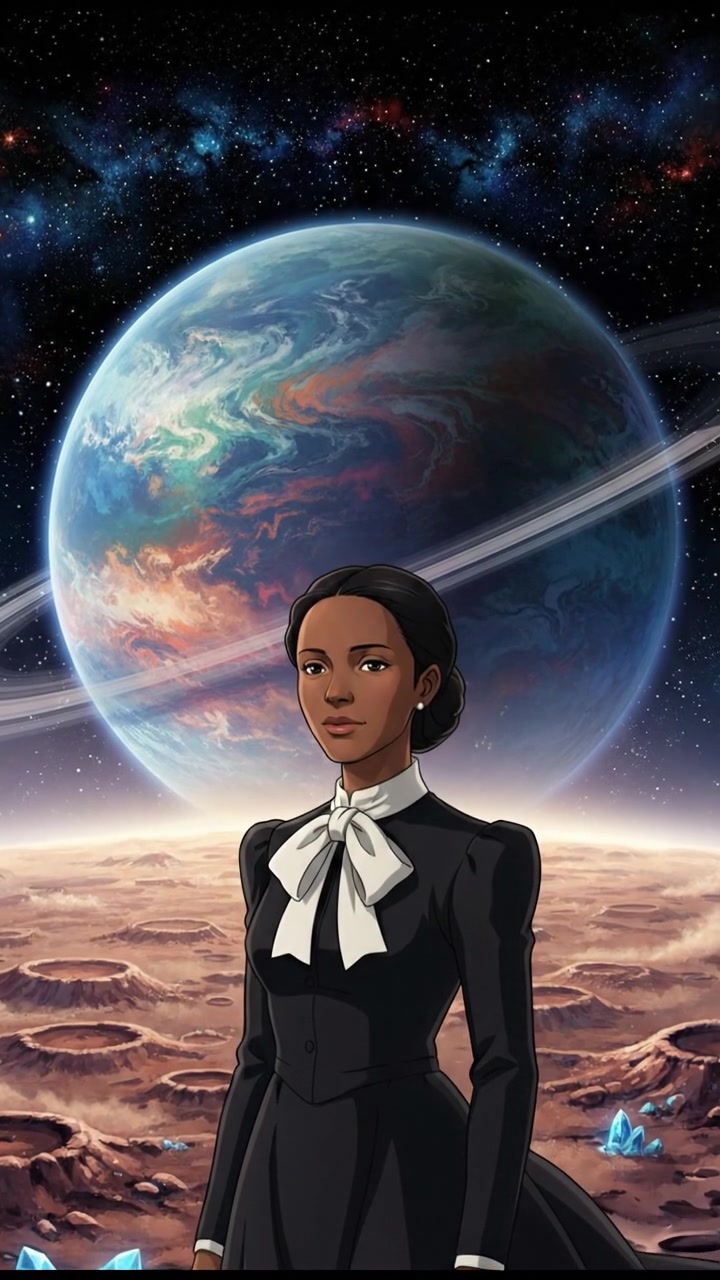 standing on the surface of a moon, watching a giant planet rise over the horizon