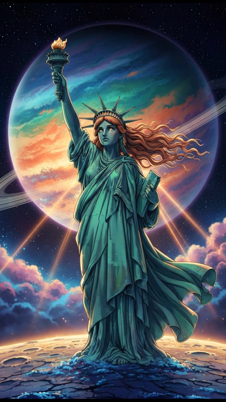 standing on the surface of a moon, watching a giant planet rise over the horizon