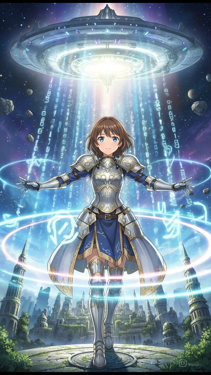 communicating with an alien civilization through glowing symbols and light