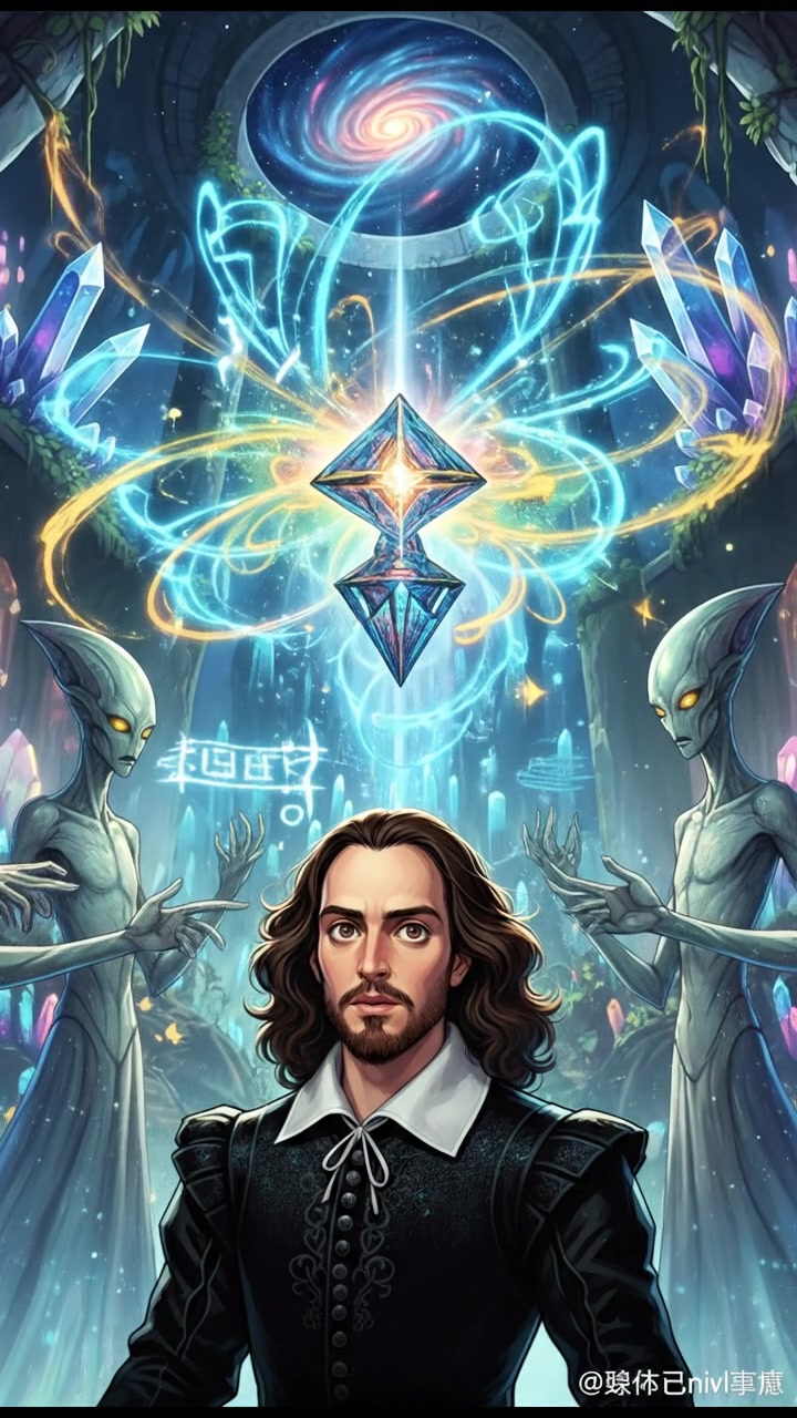 communicating with an alien civilization through glowing symbols and light