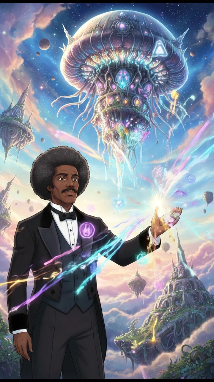 communicating with an alien civilization through glowing symbols and light