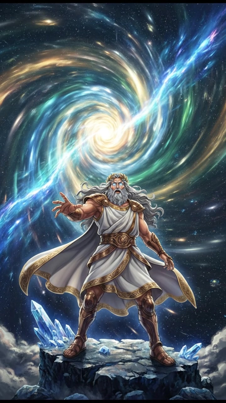 discovering a hidden portal or wormhole in space, light bending and stars warping around it